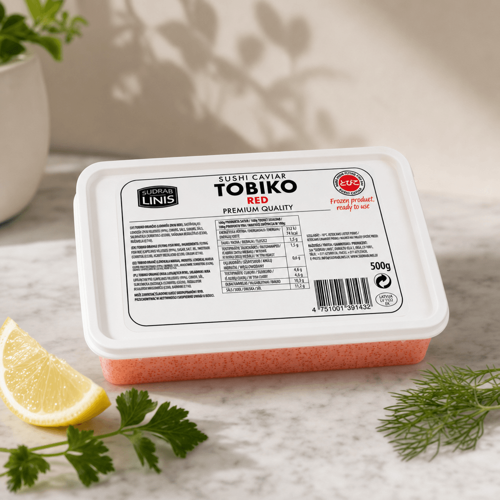Tobiko czerwone 500g