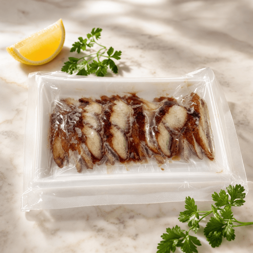 Węgorz unagi pieczony tacka ze skórą 160 g