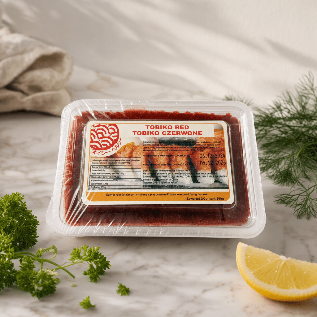 Kawior Tobiko czerwony 500g