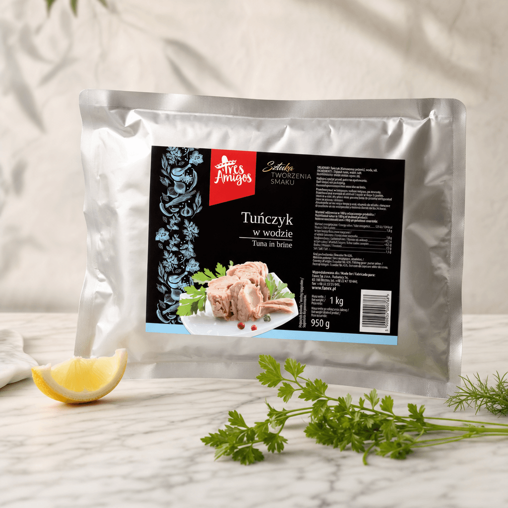 Tuńczyk w wodzie 1 kg